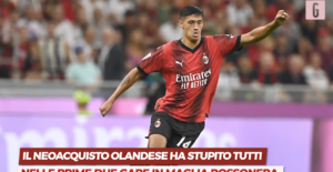 Milan, che impatto di Reijnders: ecco i dati | VIDEO (screen Gazzetta.it)