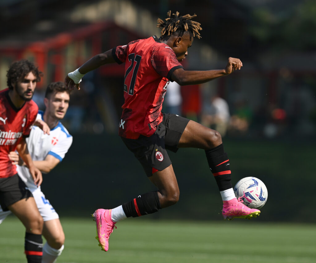 Samuel Chukwueze AC Milan Milan-Novara