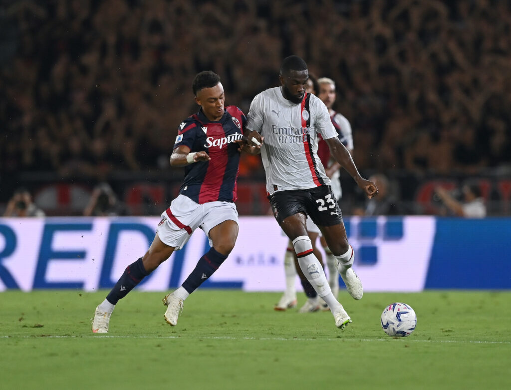 Fikayo Tomori AC Milan Bologna-Milan 0-2 Serie A 2023-2024