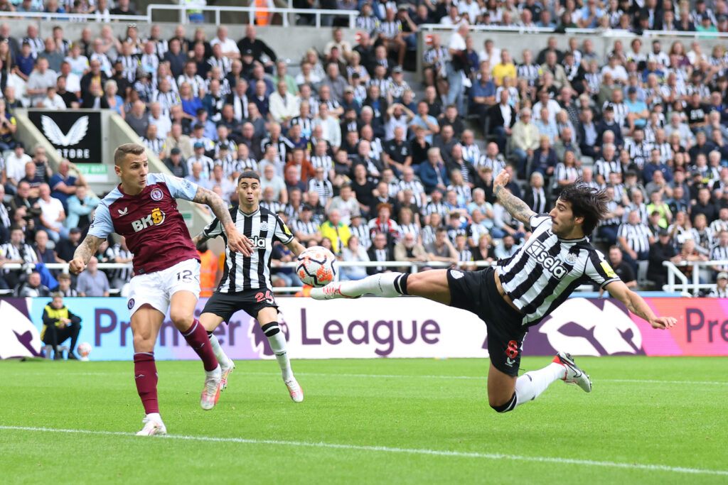 Newcastle-Aston Villa 5-1 Premier League 2023-2024 gol Tonali
