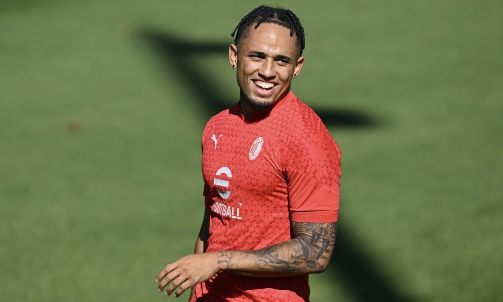 Noah Okafor AC Milan allenamento Milanello