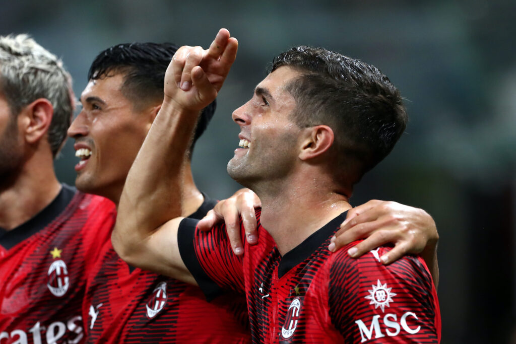 Christian Pulisic AC Milan Milan-Torino 4-1 Serie A 2023-2024
