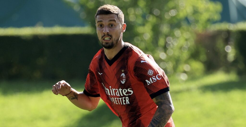 Rade Krunic AC Milan amichevole Milan-Lumezzane 7-0 precampionato 2023-2024