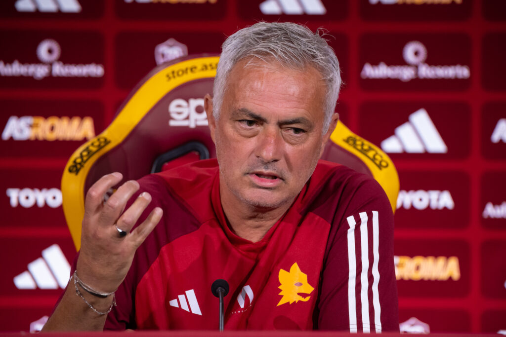 José Mourinho Roma conferenza stampa