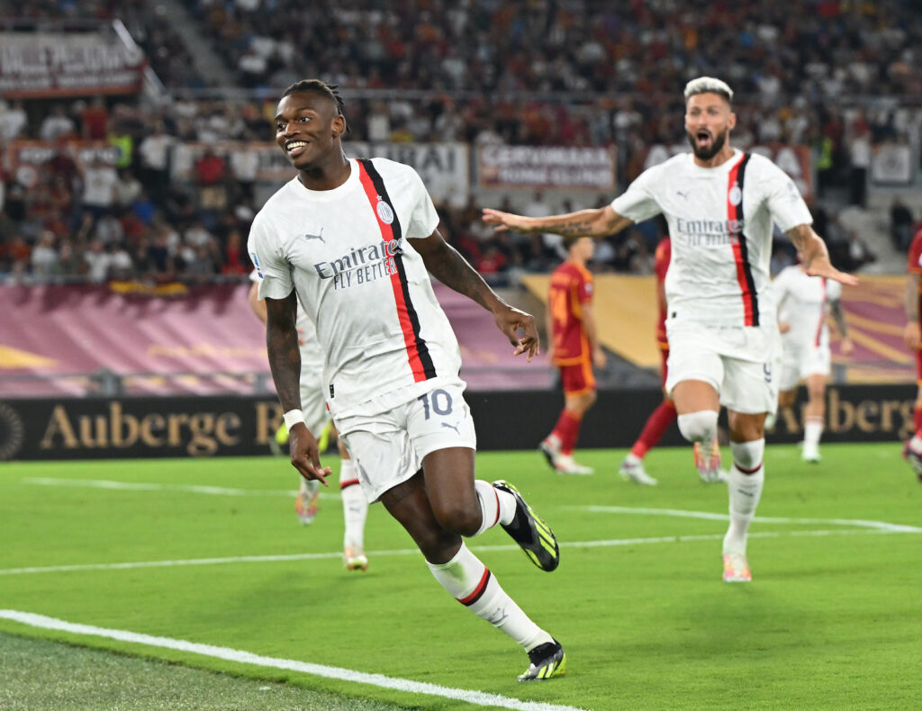 Rafael Leao AC Milan Roma-Milan 1-2 Serie A 2023-2024