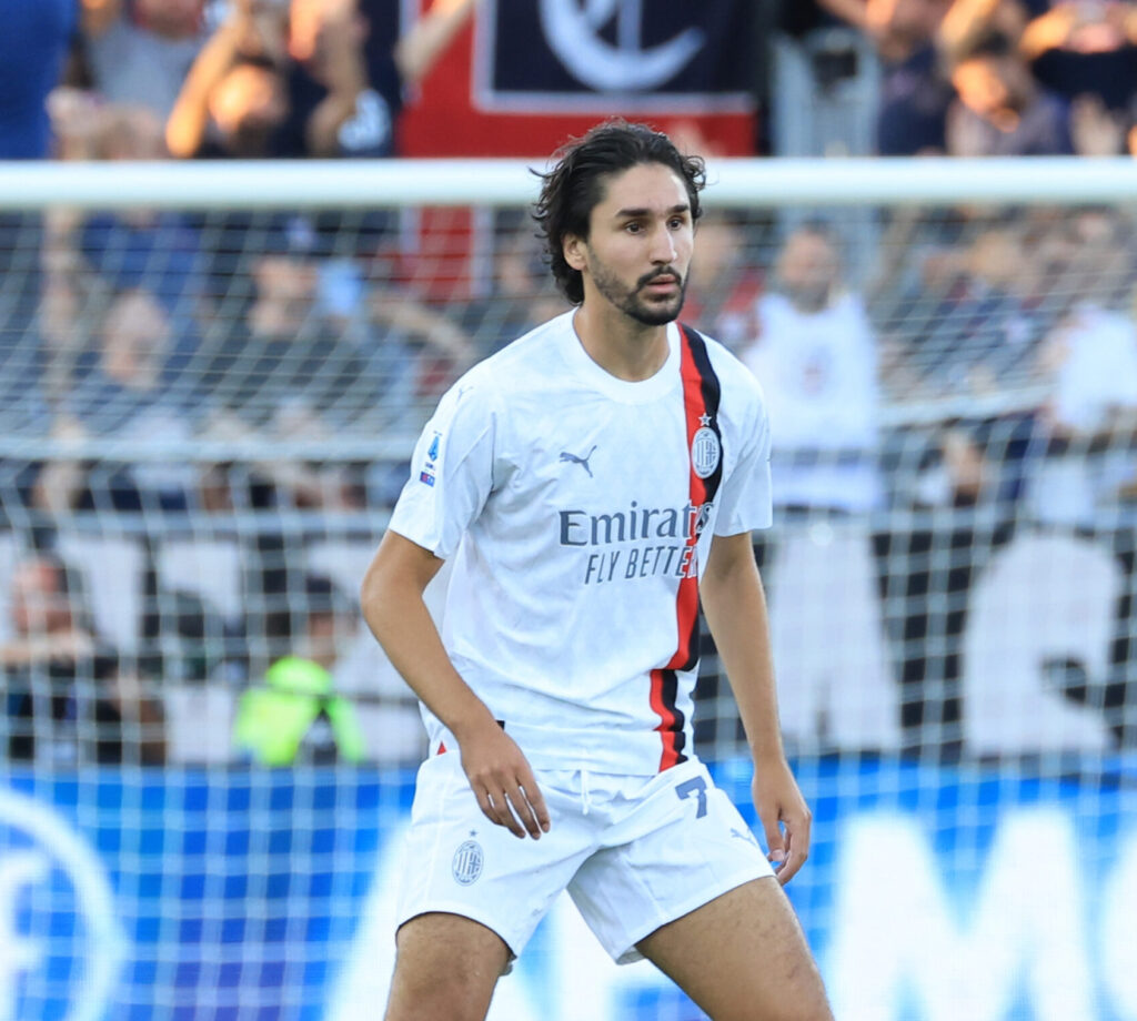 Yacine Adli AC Milan Cagliari-Milan 1-3 Serie A 2023-2024