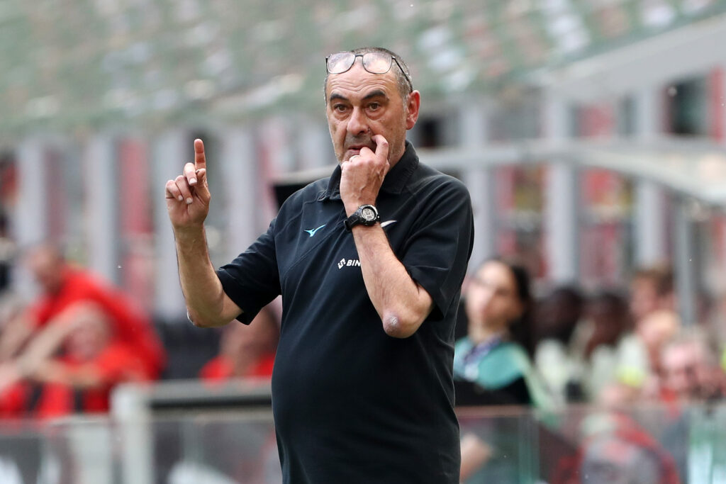 Maurizio Sarri Lazio Milan-Lazio Serie A