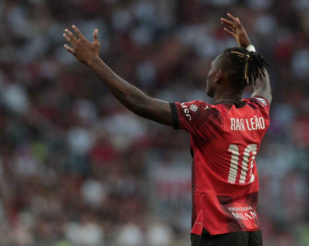 Rafael Leao AC Milan Milan-Newcastle 0-0 Champions League 2023-2024