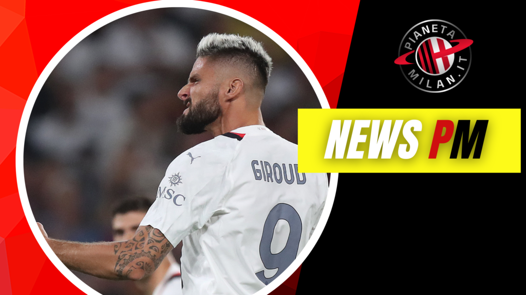 Olivier Giroud AC Milan infortunio Francia