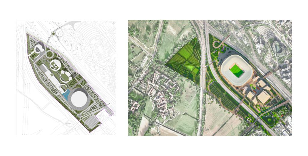 Nuovo stadio Milan San Donato rendering (ACMilan)