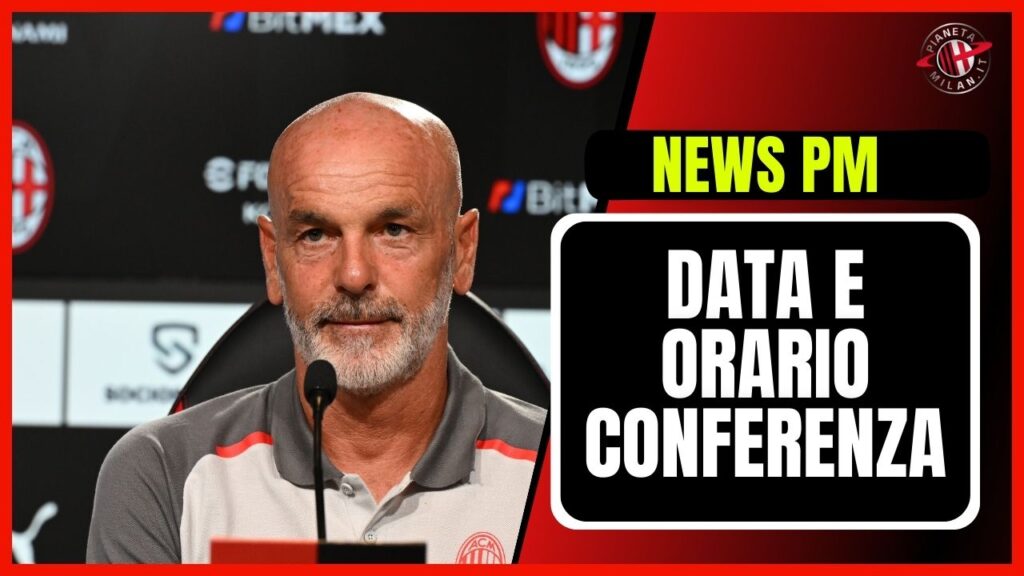Conferenza stampa Milan-Lazio Pioli Serie A 2023-2024