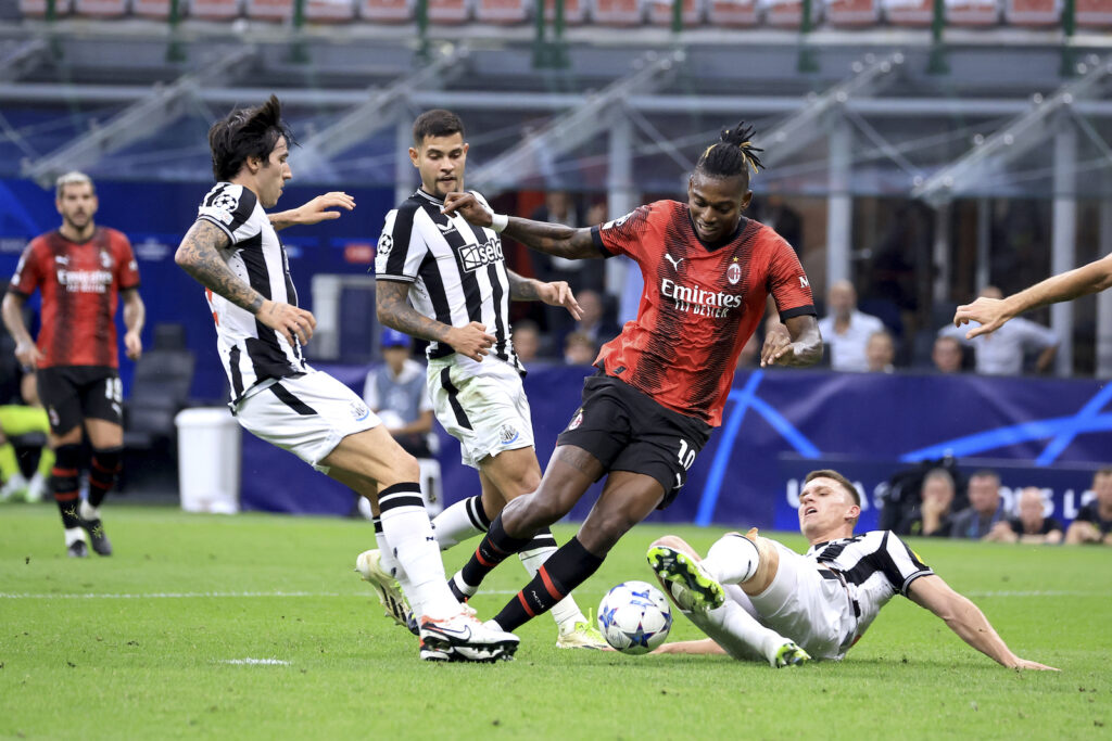 Rafael Leao AC Milan Milan-Newcastle 0-0 Champions League 2023-2024