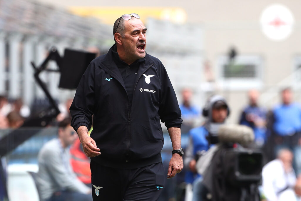 Maurizio Sarri Lazio Milan-Lazio Serie A