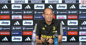 Juventus, Allegri: "Dobbiamo conoscere i nostri limiti" | VIDEO (screen Gazzetta.it)
