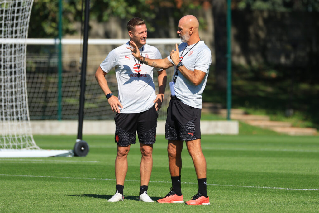 Abate Pioli AC Milan allenamento Milanello