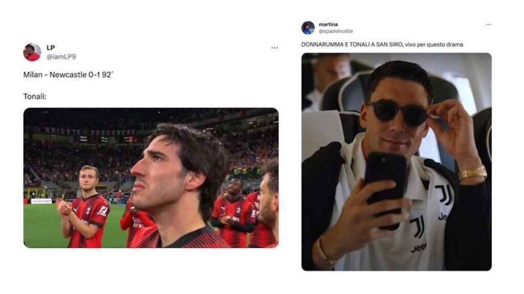 Champions League Milan social