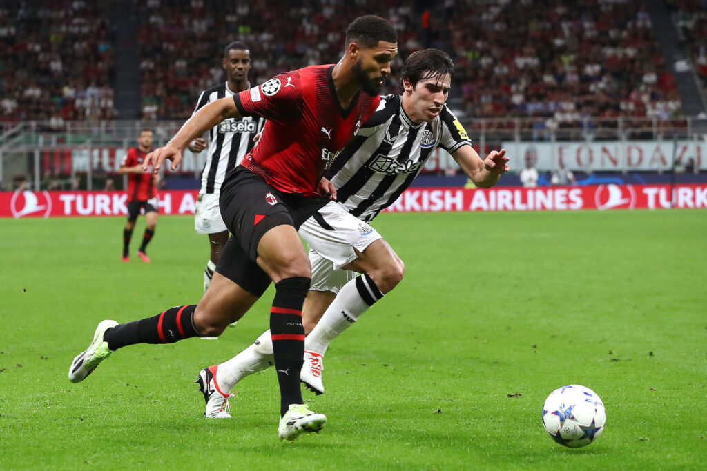 Ruben Loftus-Cheek AC Milan Milan-Newcastle 0-0 Champions League 2023-2024