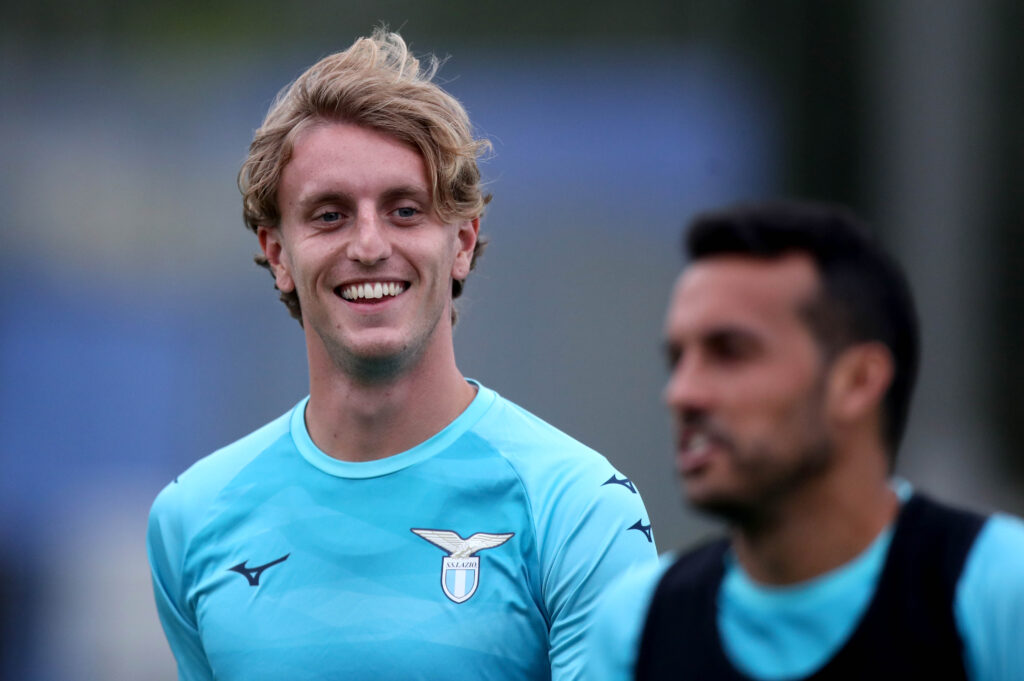 Nicolò Rovella, centrocampista della Lazio (getty images)