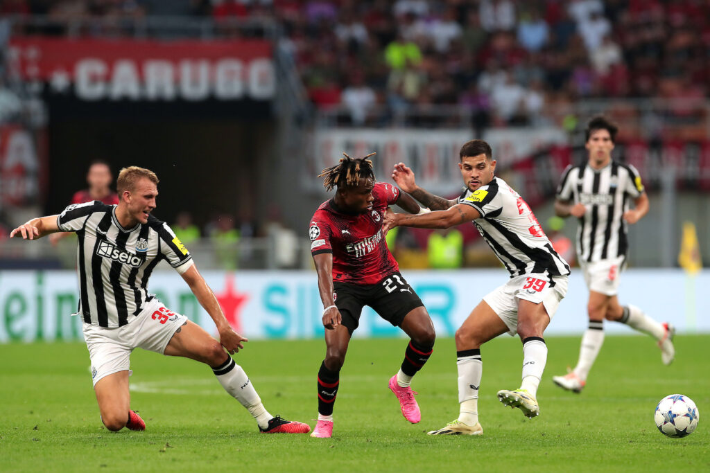 Samuel Chukwueze AC Milan Milan-Newcastle 0-0 Champions League 2023-2024