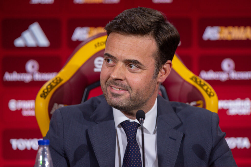 Tiago Pinto AS Roma conferenza stampa