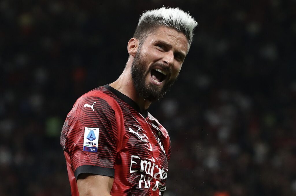 Olivier Giroud AC Milan Milan-Torino 4-1 Serie A 2023-2024