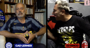 Derby Inter-Milan, intervista a Lerner e Dj Ringo | VIDEO (screen Gazzetta.it)