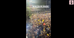 Brasile, l'accoglienza dei tifosi per Neymar e compagni | VIDEO (screen gazzetta.it)