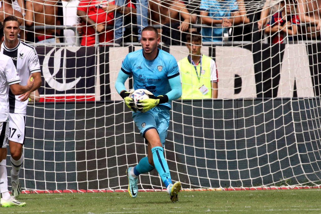 Boris Radunovic, portiere del Cagliari (getty images)