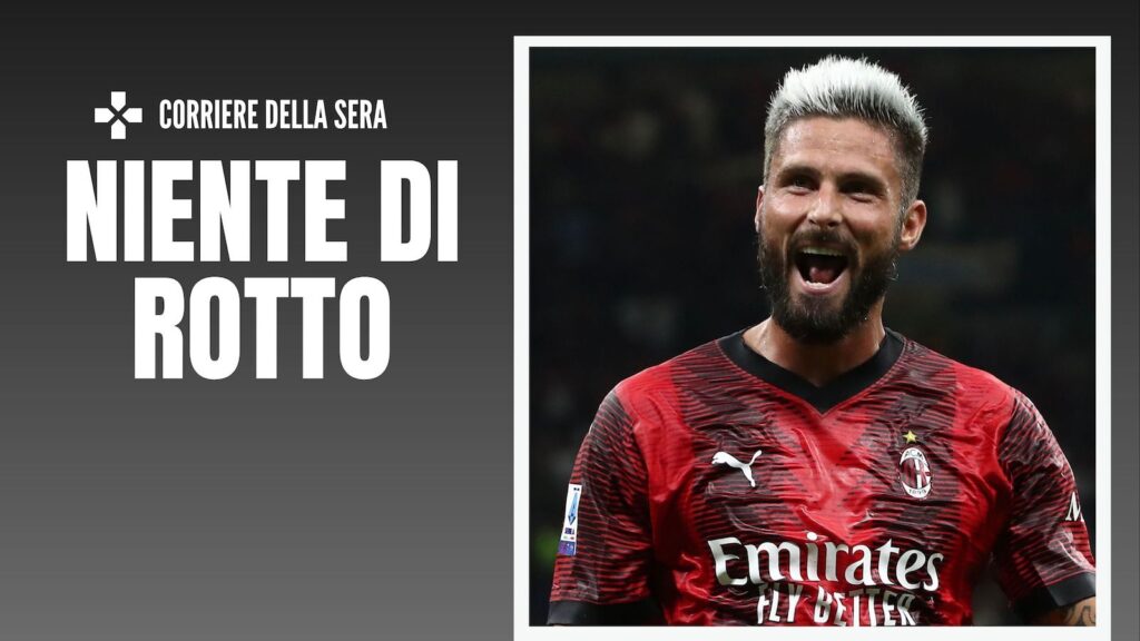 Olivier Giroud AC Milan Milan-Torino 4-1 Serie A 2023-2024