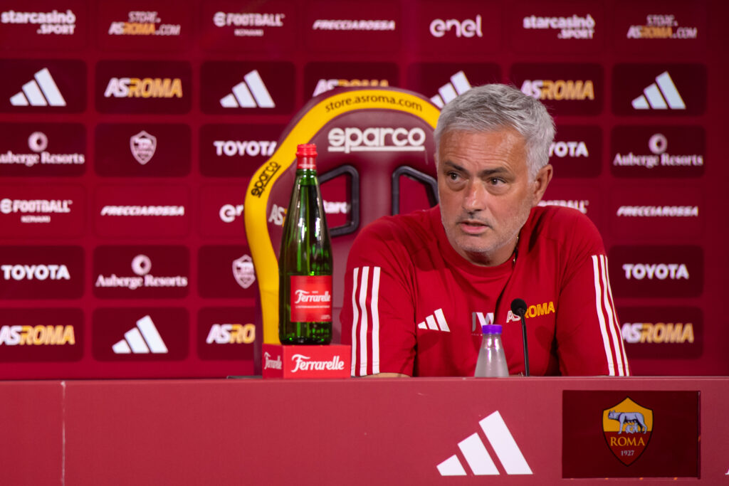 José Mourinho AS Roma conferenza