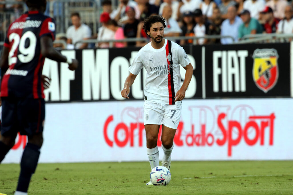 Yacine Adli AC Milan Cagliari-Milan 1-3 Serie A 2023-2024