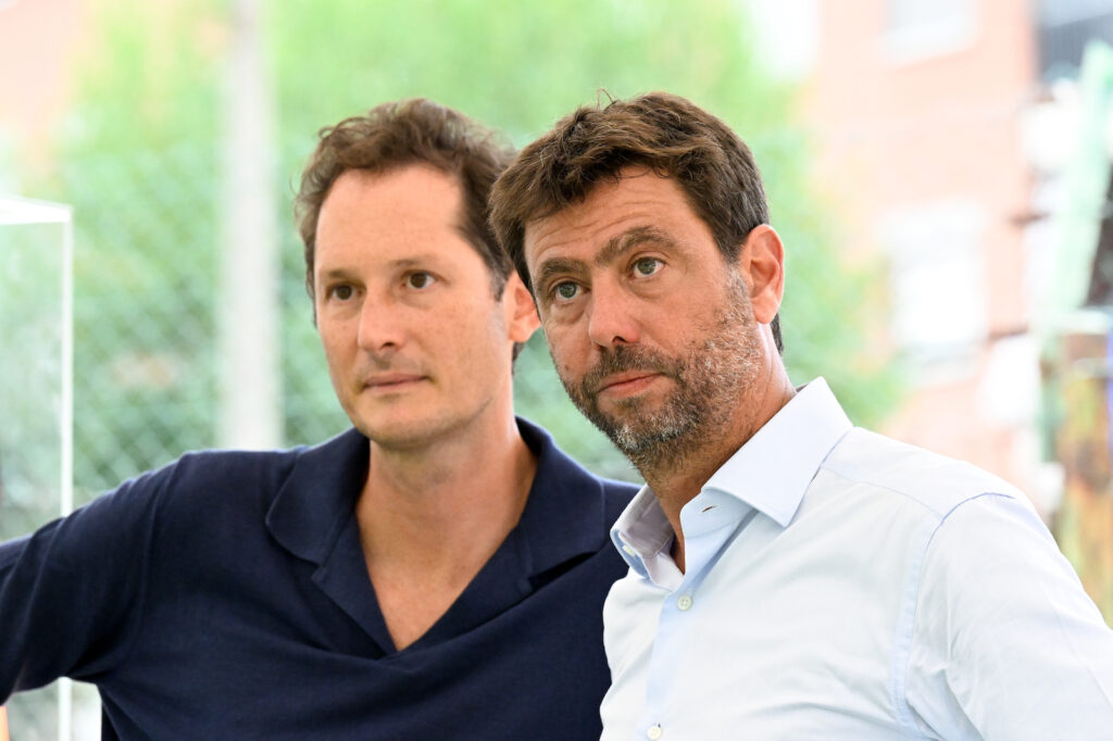 John Elkann e Andrea Agnelli Juventus Exor