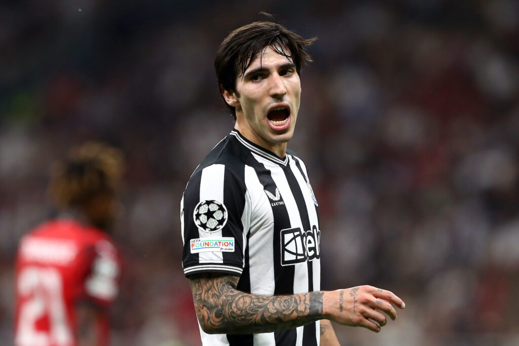 Sandro Tonali Newcastle Milan-Newcastle 0-0 Champions League 2023-2024