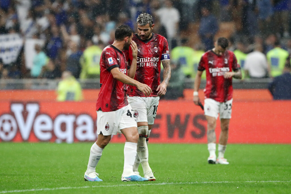 Theo Hernandez e Davide Calabria, giocatore del Milan