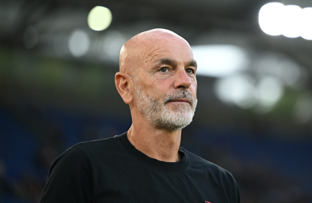Stefano Pioli AC Milan Roma-Milan 1-2 Serie A 2023-2024