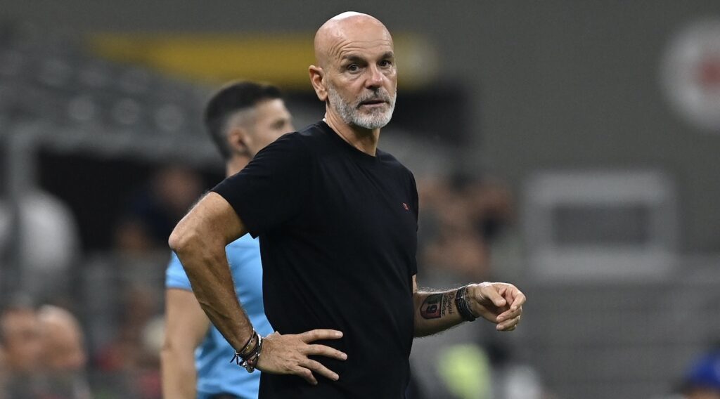Stefano Pioli AC Milan Milan-Newcastle 0-0 Champions League 2023-2024