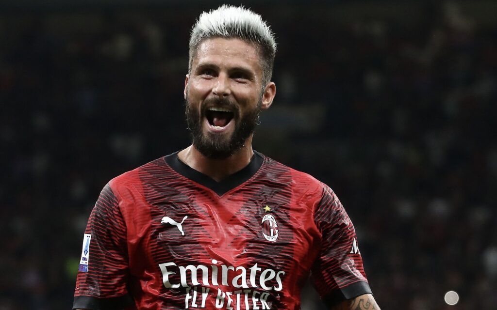 Olivier Giroud AC Milan Milan-Torino 4-1 Serie A 2023-2024