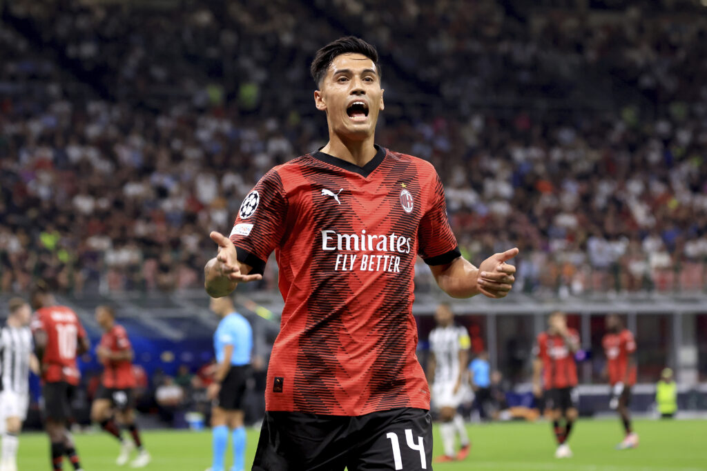 Tijjani Reijnders AC Milan Milan-Newcastle 0-0 Champions League 2023-2024