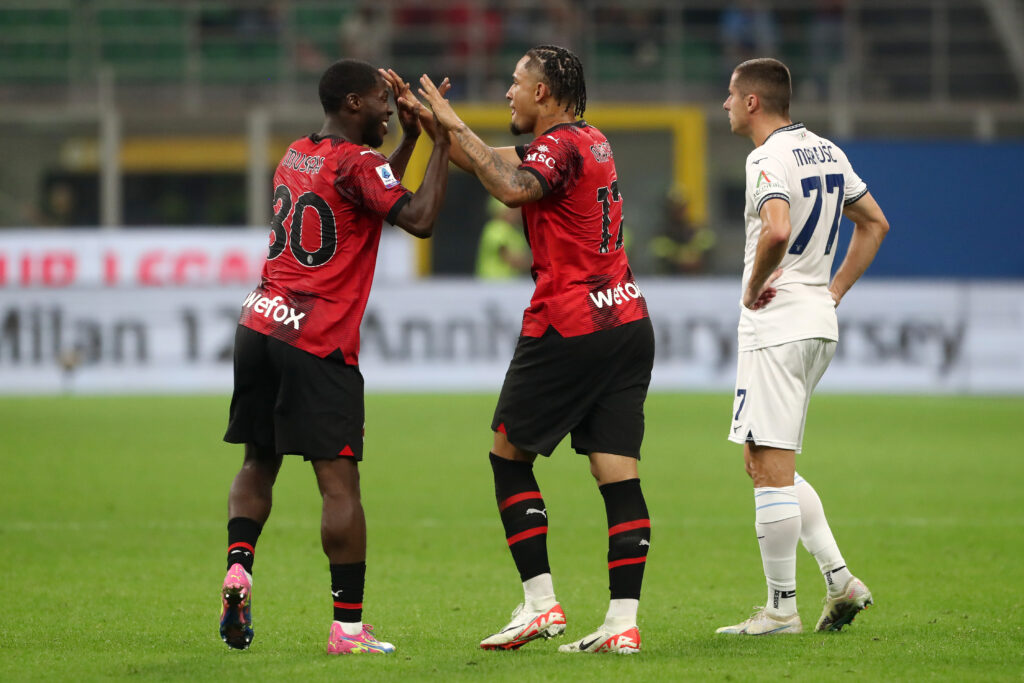 Noah Okafor e Musah AC Milan Milan-Lazio 2-0 Serie A 2023-2024