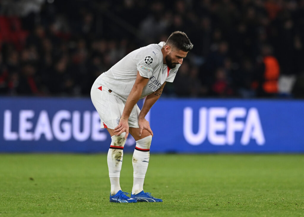 Olivier Giroud, attaccante del Milan