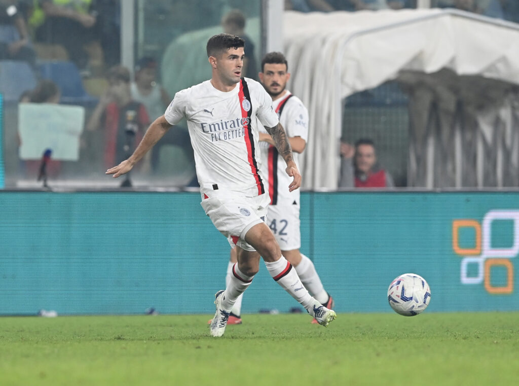 Christian Pulisic Genoa-Milan AC Milan News Serie A 2023/24