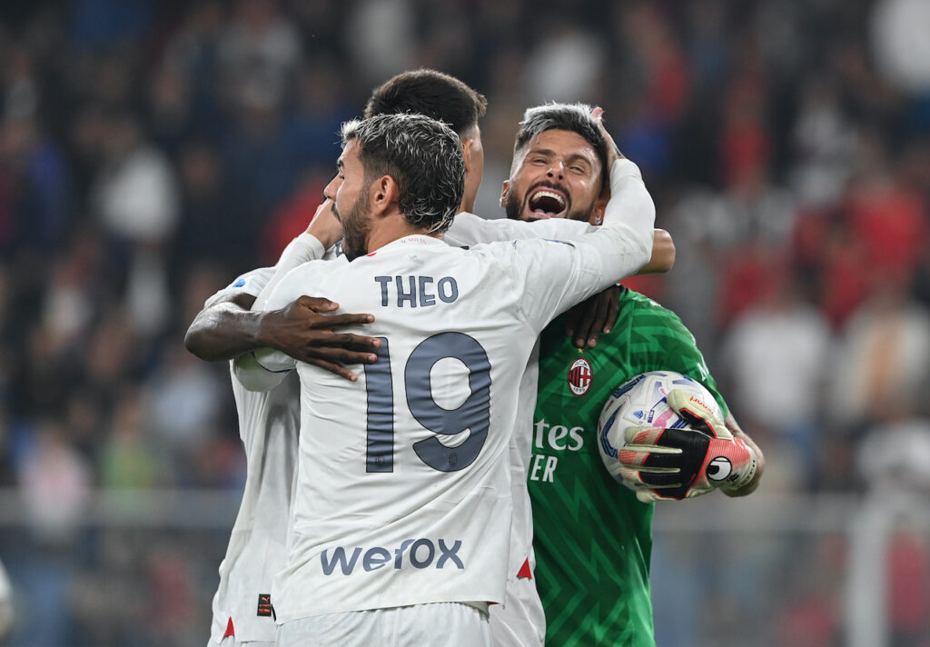 Olivier Giroud AC Milan Genoa-Milan 0-1 Serie A 2023-2024