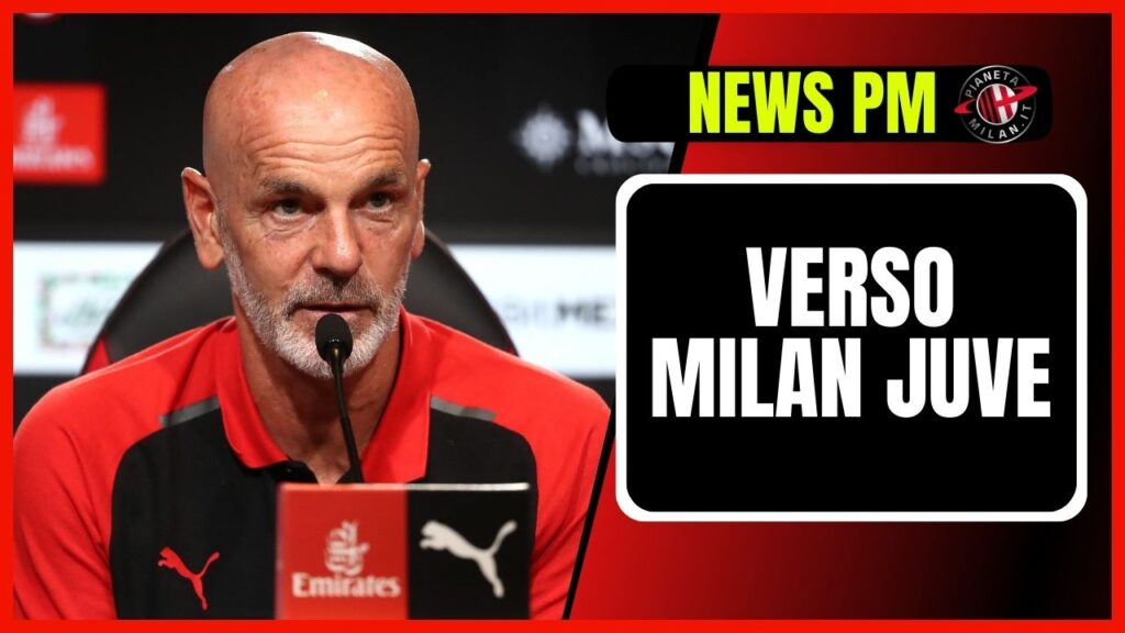 Conferenza stampa Milan-Juventus Serie A 2023-2024 Pioli