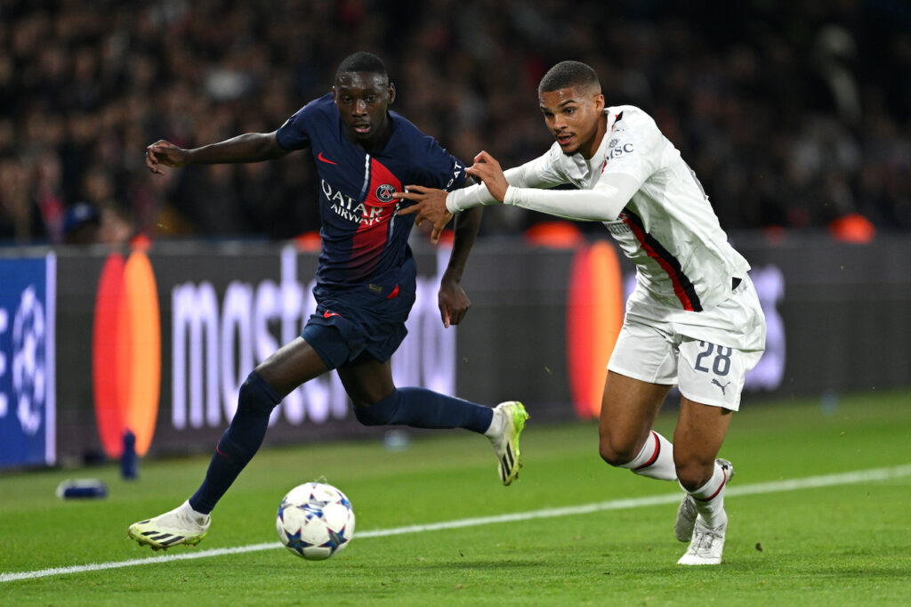 Kolo Muani Thiaw PSG-Milan 3-0 Champions League 2023-2024