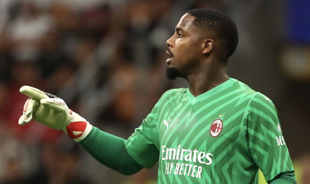 Mike Maignan AC Milan Milan-Newcastle 0-0 Champions League 2023-2024