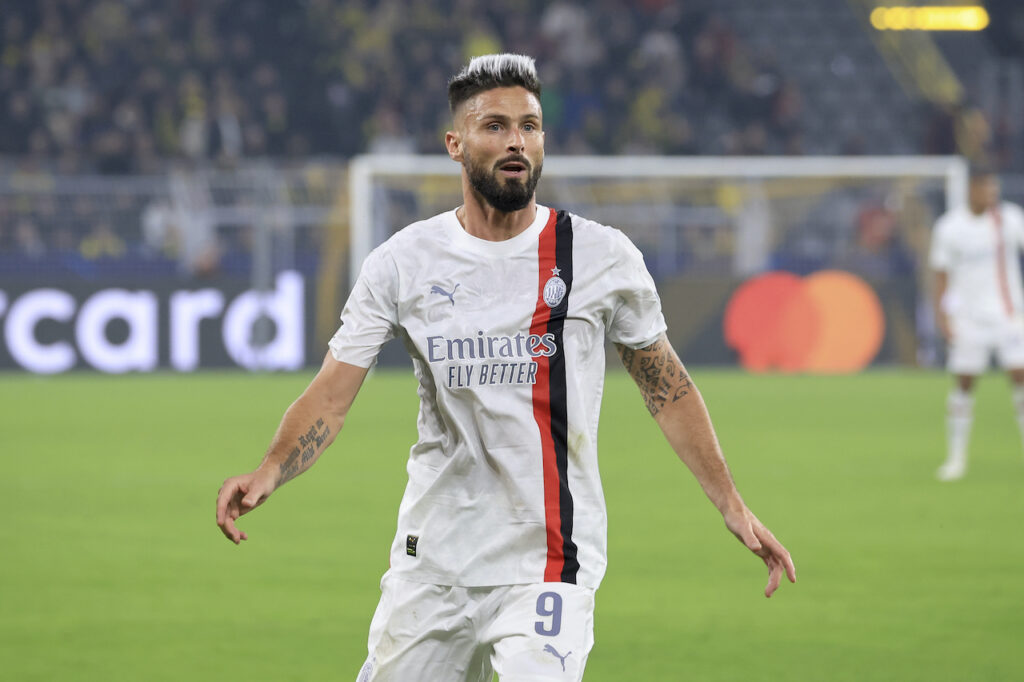 Olivier Giroud AC Milan Borussia Dortmund-Milan 0-0 Champions League 2023-2024