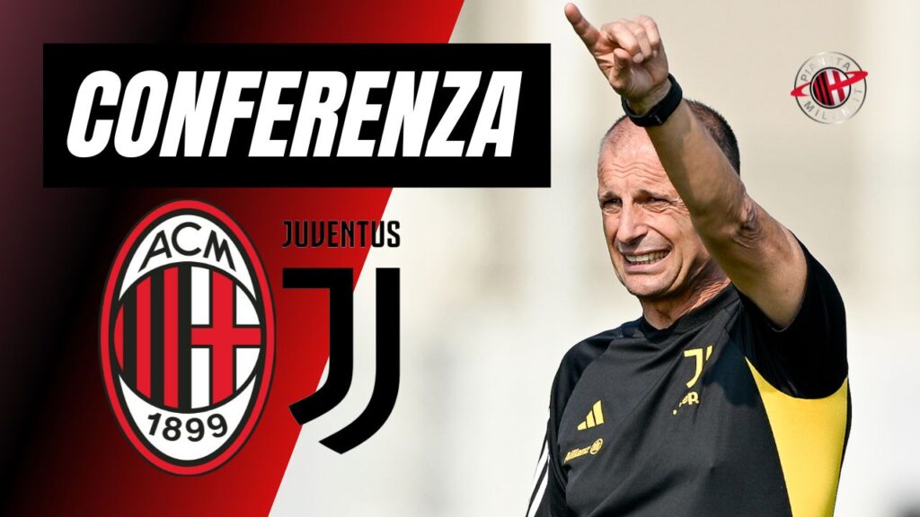 Conferenza Stampa Milan-Juventus Serie A 2023-2024 Allegri