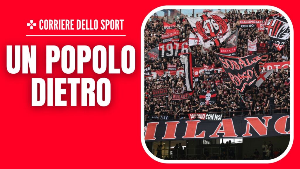 Napoli-Milan Serie A 2023-2024 tifosi rossoneri