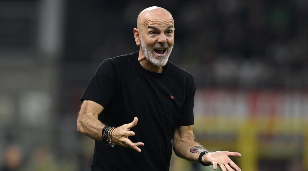 Stefano Pioli AC Milan Milan-Juventus 0-1 Serie A 2023-2024