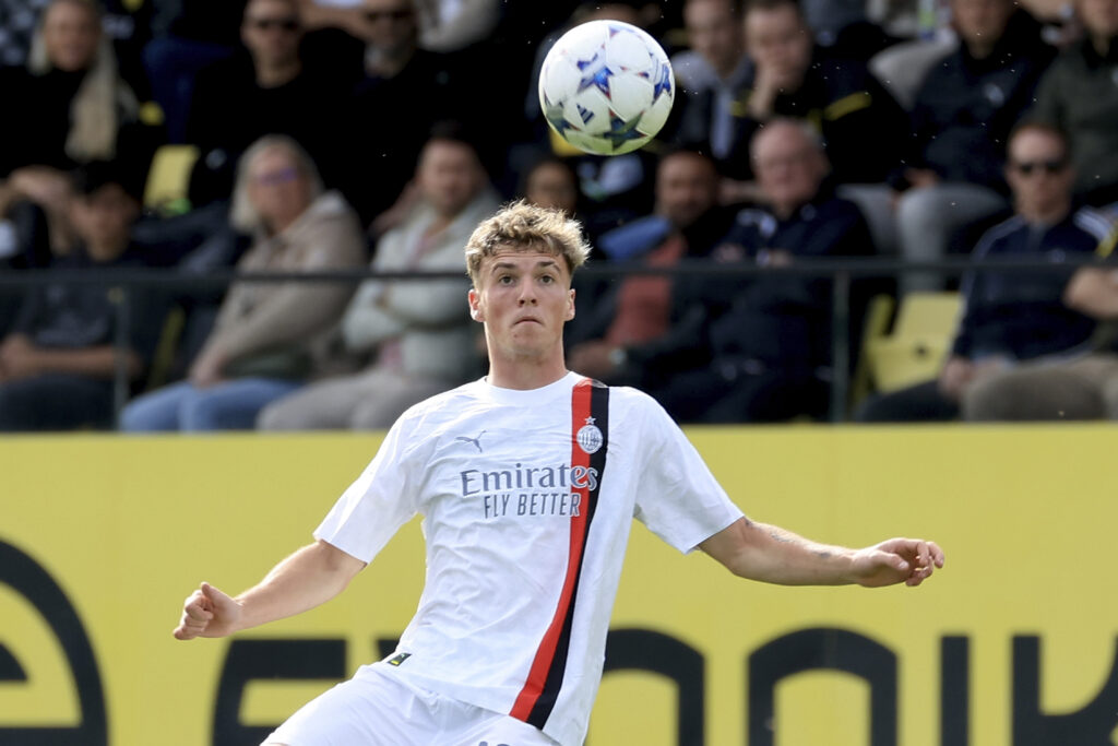 Alex Jimenez, giocatore del Milan Primavera